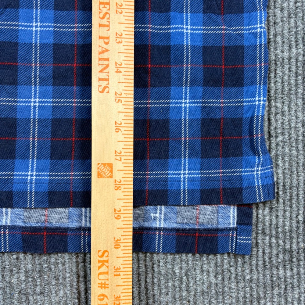 Polo Golf Ralph Lauren Shirt Men's XL Blue Plaid Short Sleeve Cotton Polo‎ - Picture 5 of 6